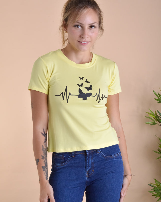 Polo Barú - Mariposa - Amarillo