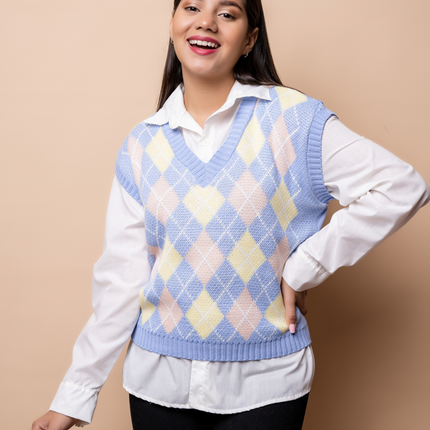Pullover Stella - Celeste