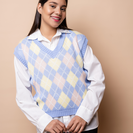 Pullover Stella - Celeste