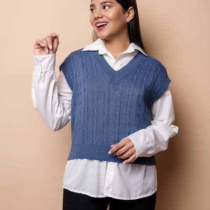 Pullover Darley 2 - Azul Acero
