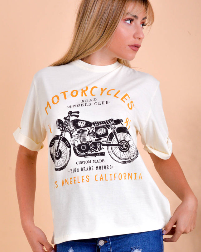 Polo California - Motorcycle - Amarillo