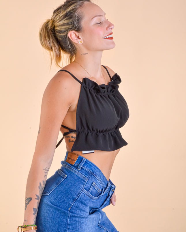 Top Lulu - Negro