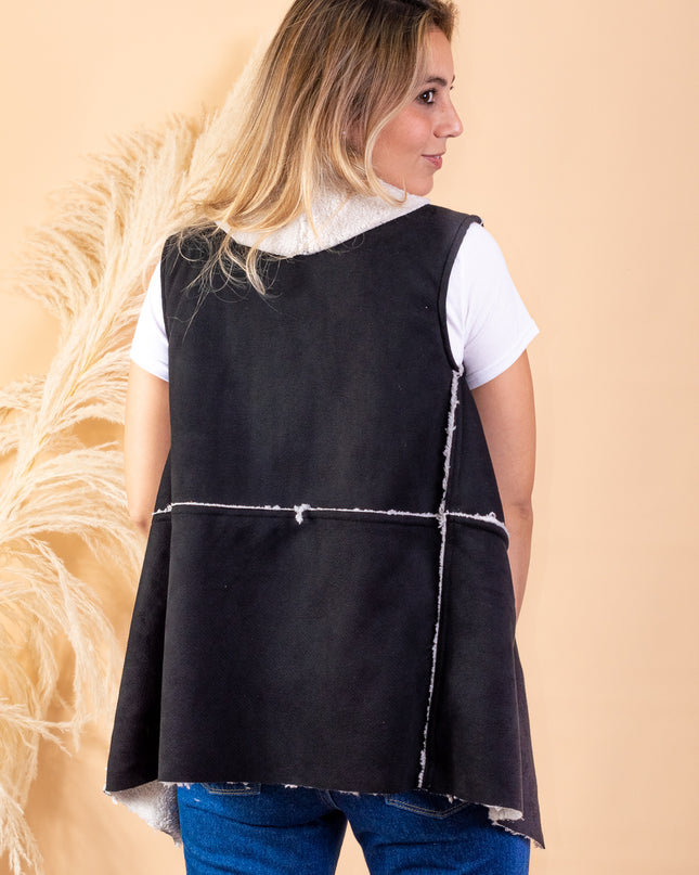 Chaleco Nicola - Negro