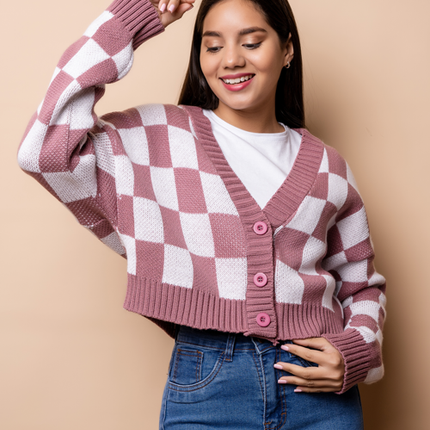 Cardigan Elba - Rosado
