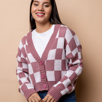 Cardigan Elba - Rosado