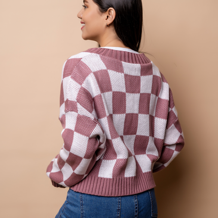 Cardigan Elba - Rosado