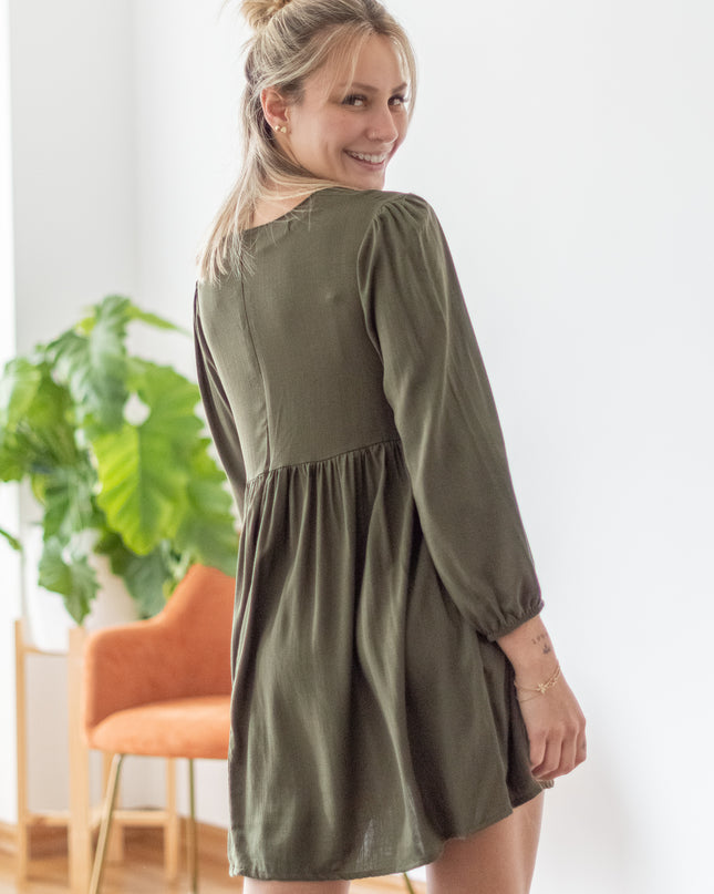 Vestido Dariana - Verde Oscuro