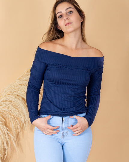 Polo Ecaterina - Azul Oscuro
