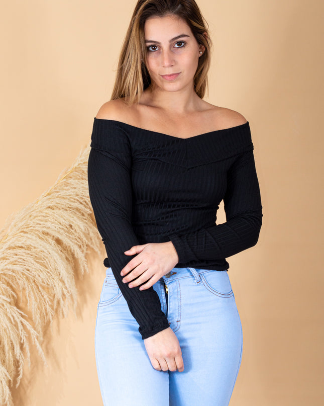 Polo Ecaterina - Negro