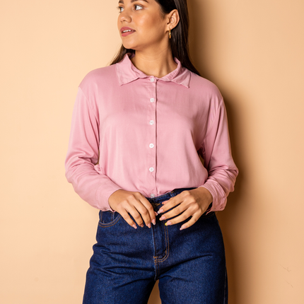 Blusa Cori - Palo Rosa