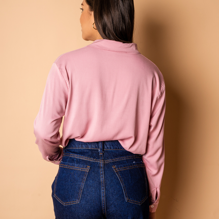 Blusa Cori - Palo Rosa
