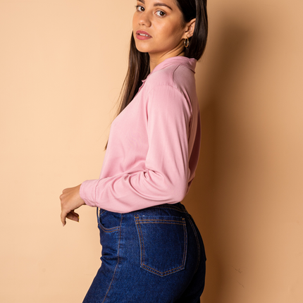 Blusa Cori - Palo Rosa