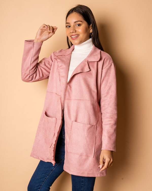 Blazer Suedy - Coral