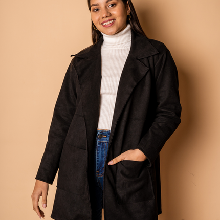 Blazer Suedy - Negro