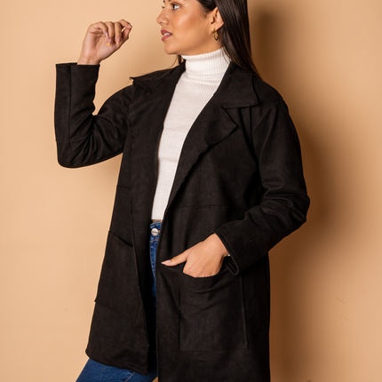 Blazer Suedy - Negro