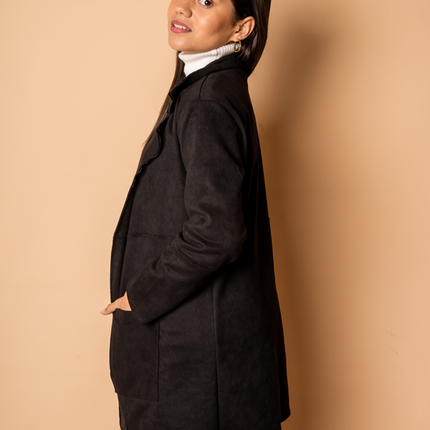Blazer Suedy - Negro