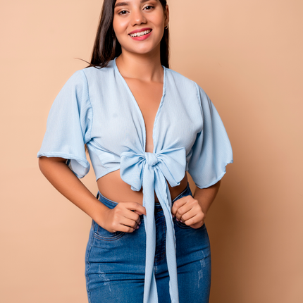 Blusa Maritza 3.0 - Celeste