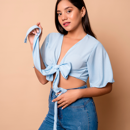 Blusa Maritza 3.0 - Celeste