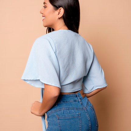 Blusa Maritza 3.0 - Celeste