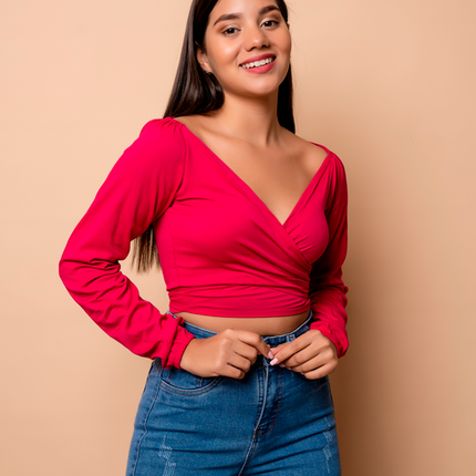 Blusa Nayra - Fucsia