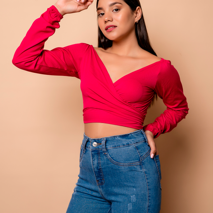 Blusa Nayra - Fucsia
