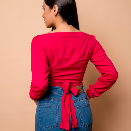 Blusa Nayra - Fucsia