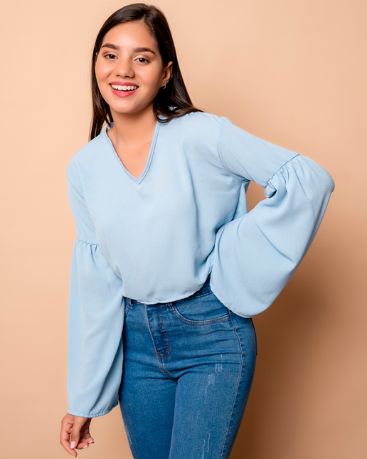 Blusa Sofy - Celeste