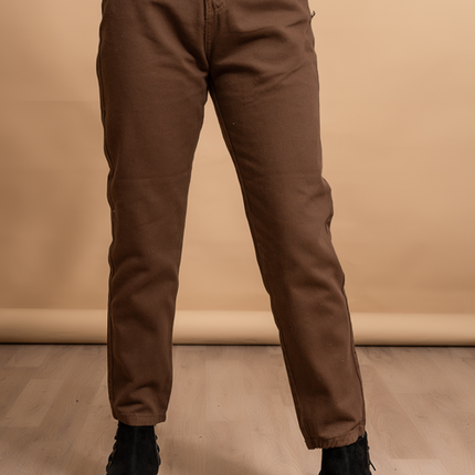 Pantalon Mom 3.0 - Marron