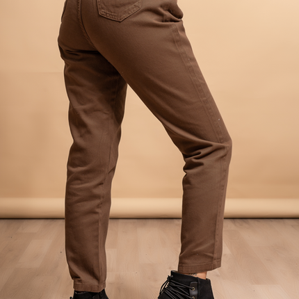 Pantalon Mom 3.0 - Marron