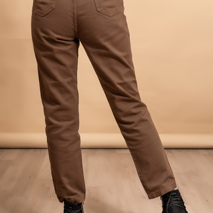 Pantalon Mom 3.0 - Marron
