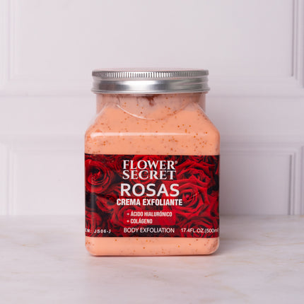 Crema exfoliante - Rosas