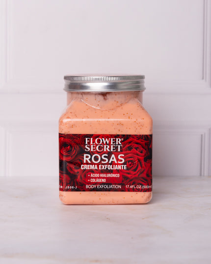 Crema exfoliante - Rosas