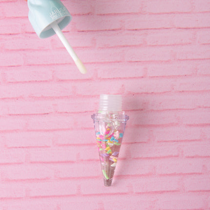 Lip gloss Helado - Celeste