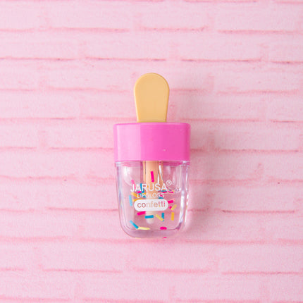 Lip gloss paleta de helado - Rosado
