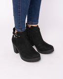 Botin Arlon - Negro Gamuza