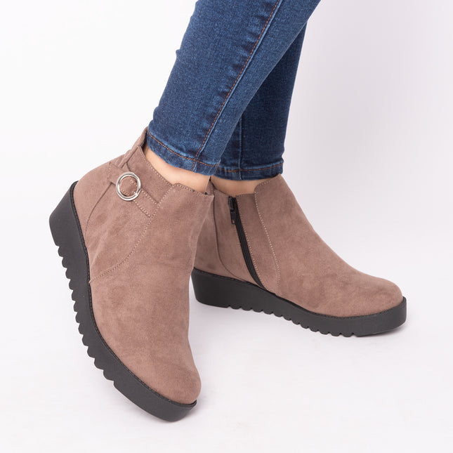 Botines Mujer Spa - Topo