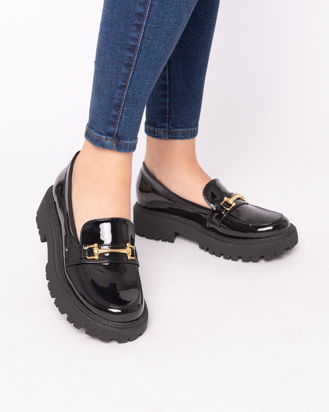 Mocasin Tarento - Negro Charol
