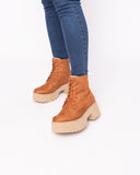 Botas San Lorenzo  - Camel Gamuza