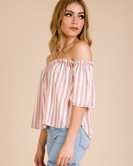 Blusa rayas - Rojo