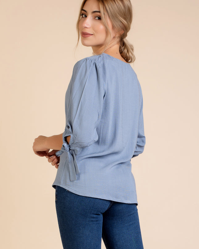 Blusa Fany - Celeste