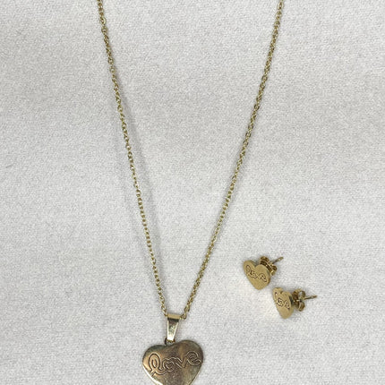Set Collar Corazón