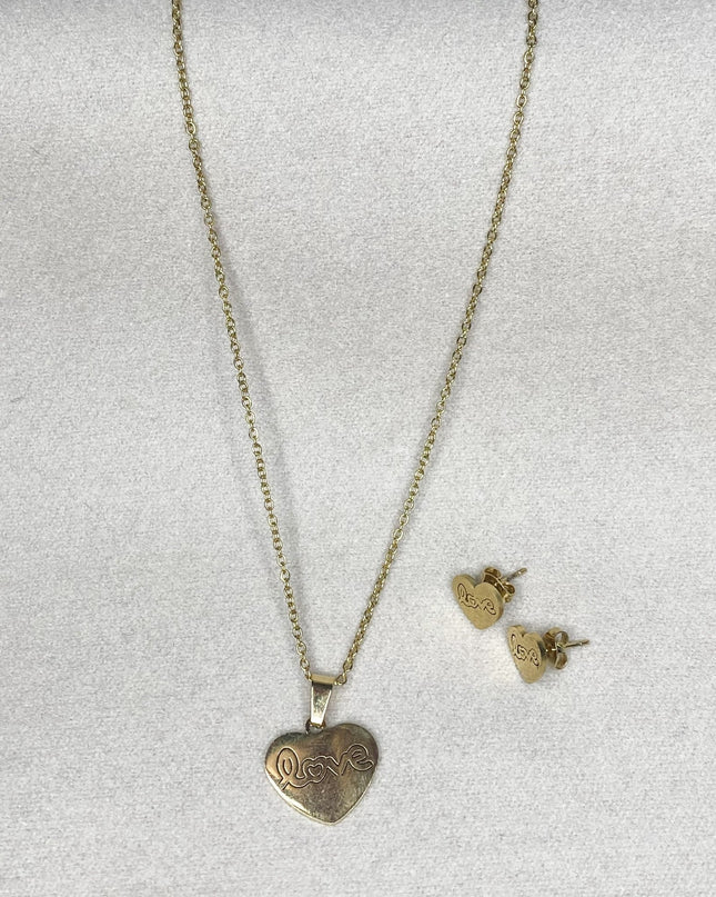 Set Collar Corazón