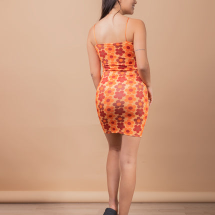 Vestido Florentina - Anaranjado