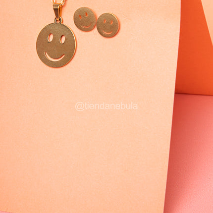 Set Collar Carita Feliz