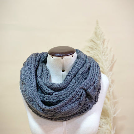 Cuellera con Diseño - Gris