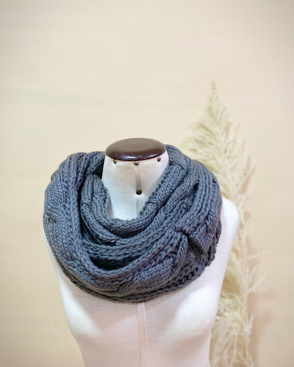 Cuellera con Diseño - Gris