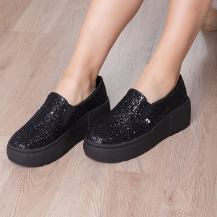 Zapatilla Sparkly - Negro