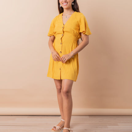Vestido P-Mily - Mostaza