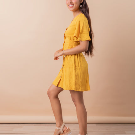 Vestido P-Mily - Mostaza