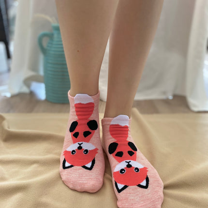 Medias Taloneras Fox - Rosado